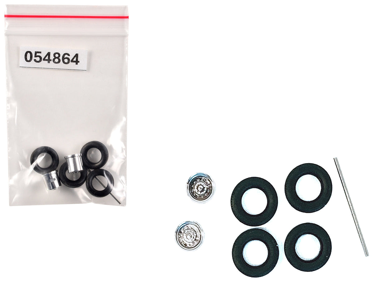 Miniature Motors Planetary Chrome Rear Wheelset for HO scale plastic model by Promotex, showing detailed chrome wheels.