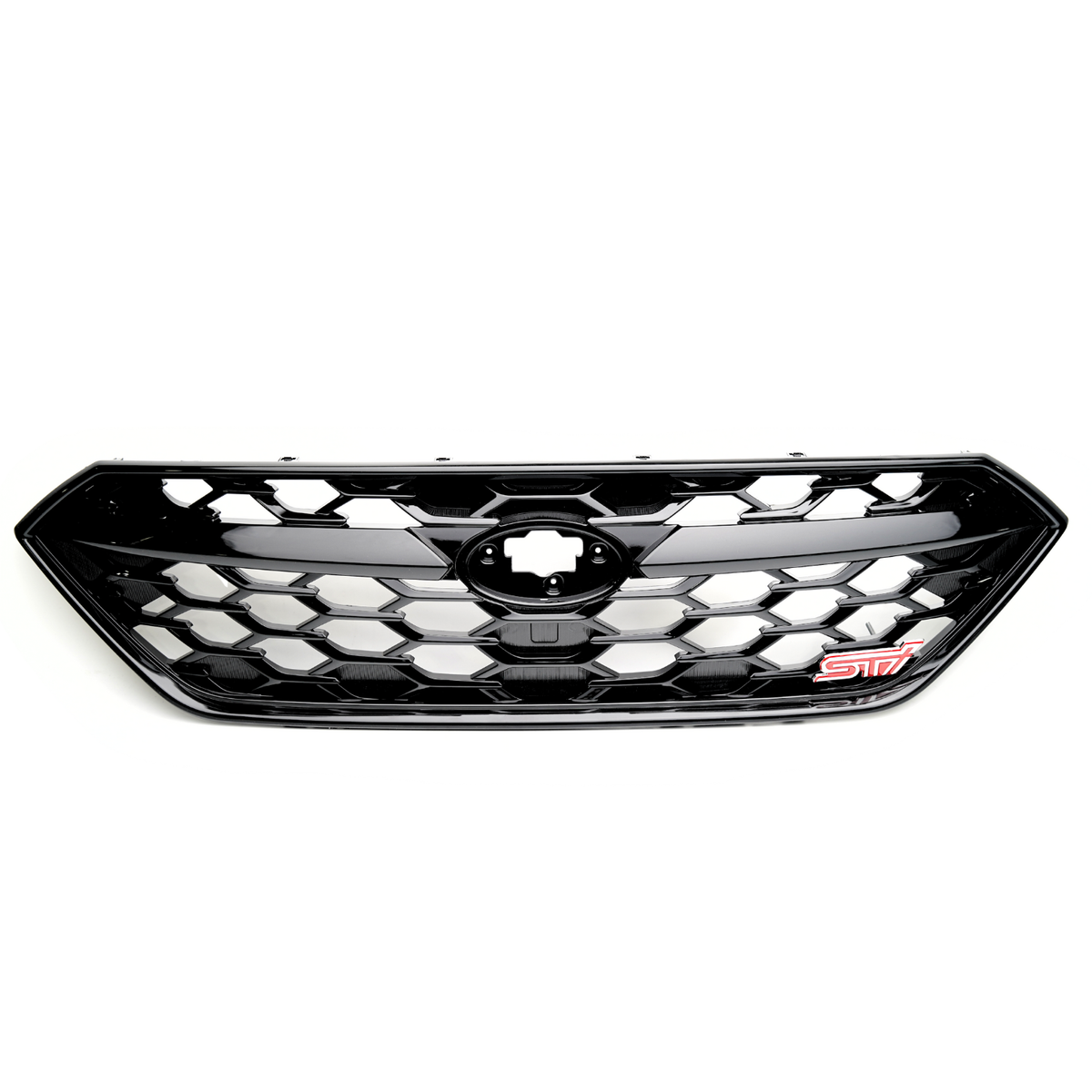 JDMuscle 2022-2025 WRX JDM style grille installed on a car, showcasing a sleek, aggressive front-end design.
