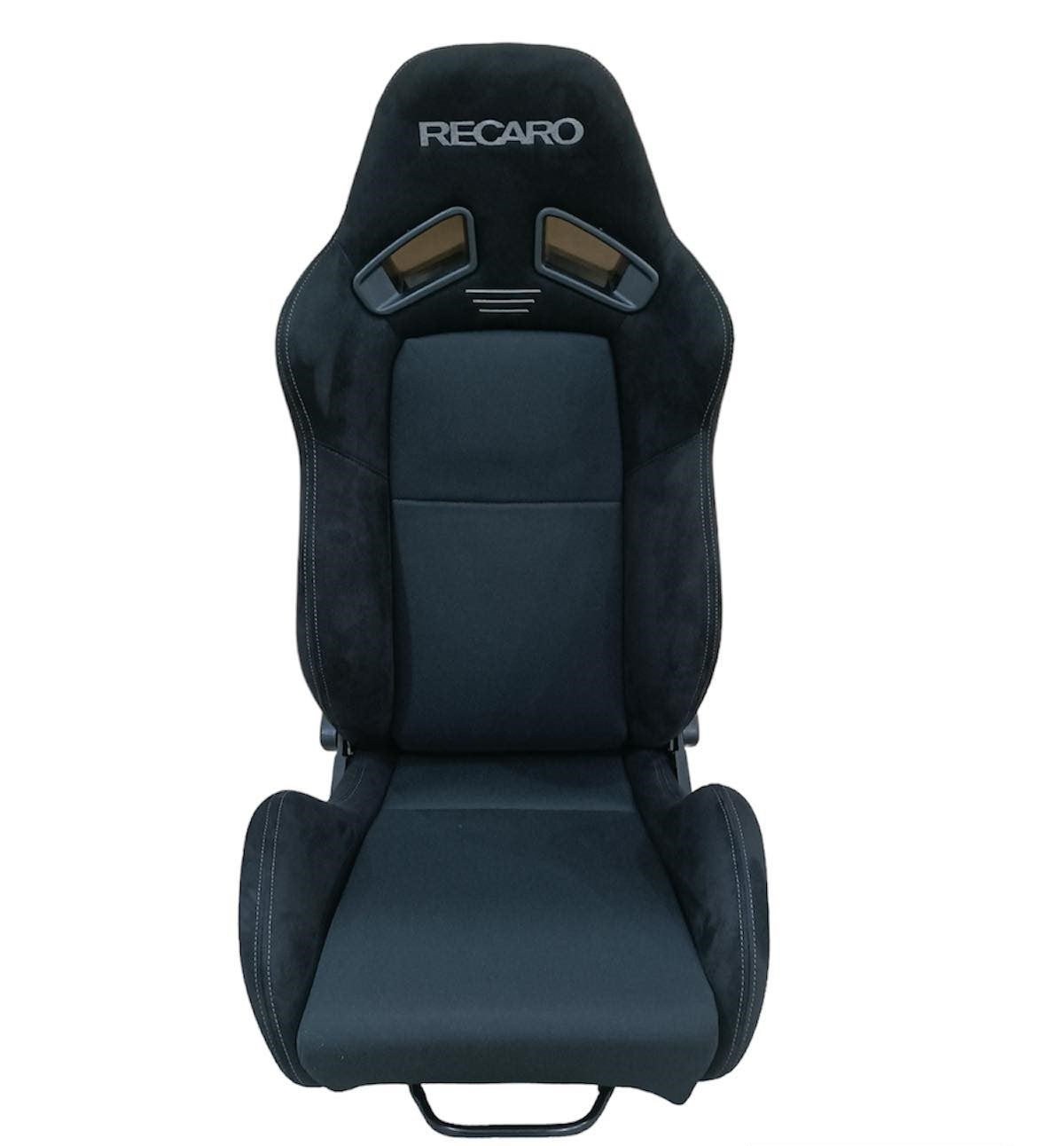 Black cloth Racing Seat from Speedzone Performance LLC's 2nd Option Racing 1052 Race Master Seats series with supportive design.