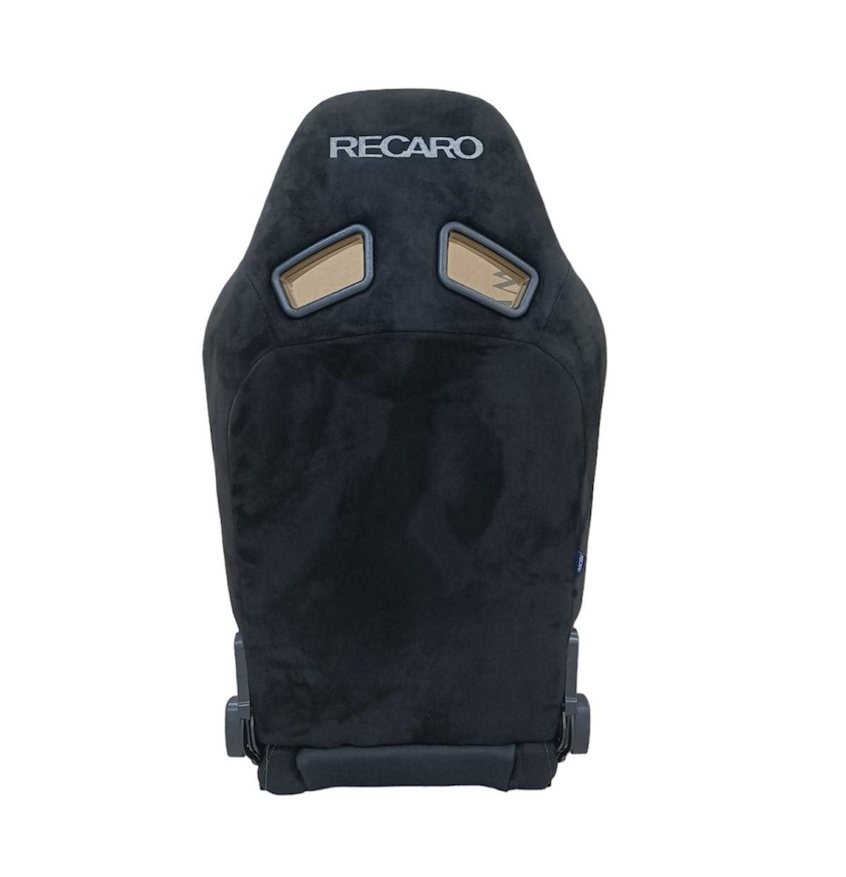 Black Racing Seat from Speedzone Performance LLC's 2nd Option Racing 1052 Race Master series, featuring cloth back and ergonomic design.