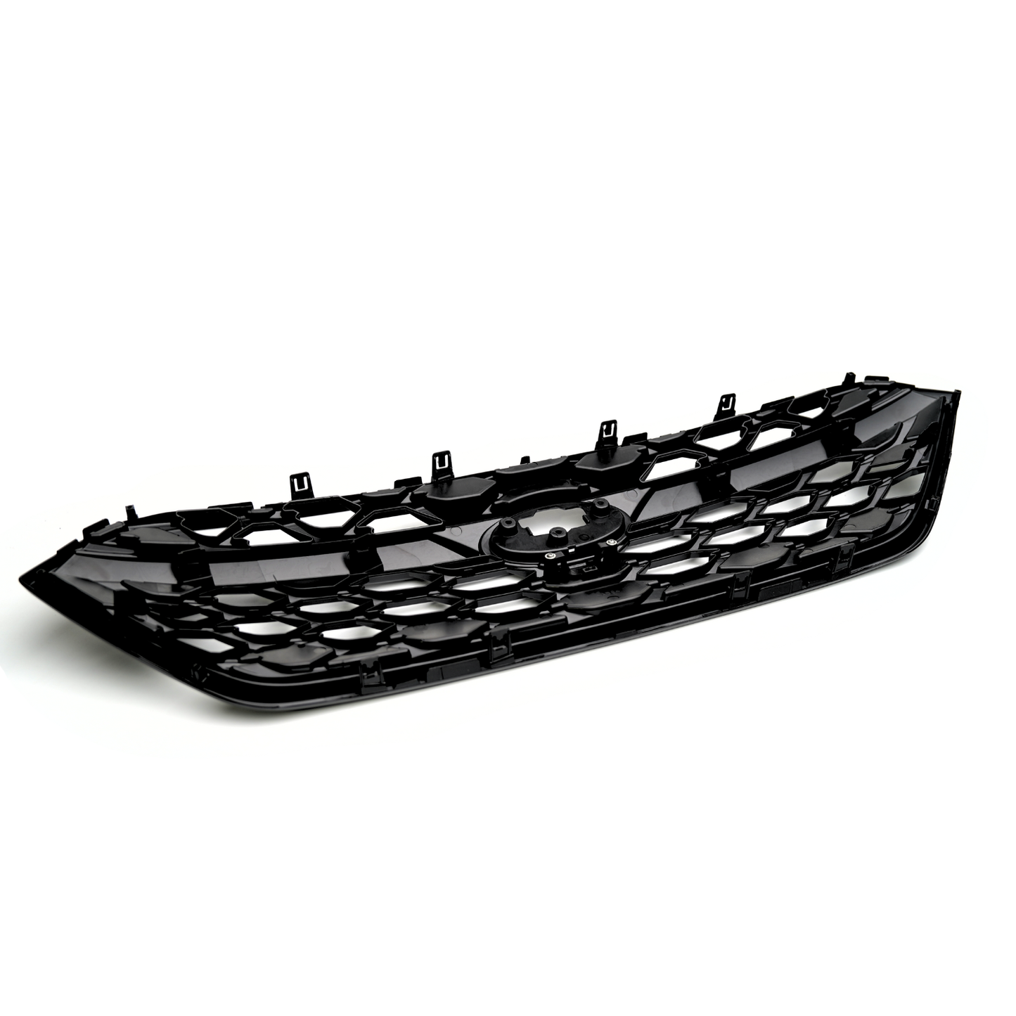 JDMuscle 2022-2025 WRX JDM style grille showing black mesh design with chrome accents on a car.