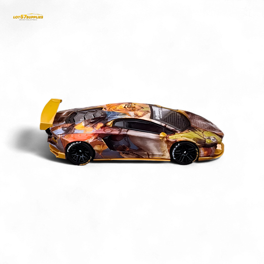 King Model Lamborghini Aventador LP700-4 Tiger Racing 1:64 - Evergreen Kings