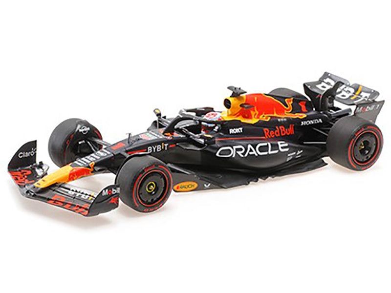 Miniature Motors Red Bull Racing RB19 #1 Max Verstappen Formula 1 diecast model car, limited edition 1/18 scale for Qatar GP 2023