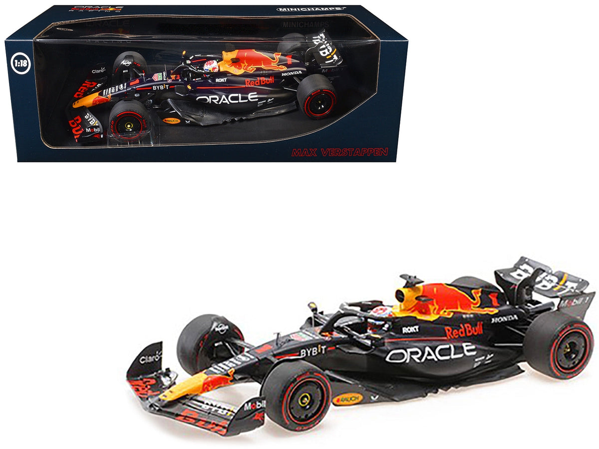Miniature Motors Red Bull Racing RB19 #1 Max Verstappen Formula 1 diecast model car from the Qatar GP Sprint Race, limited edition.