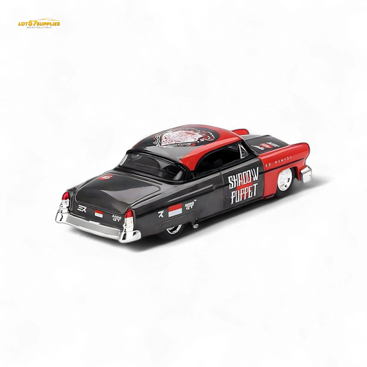 Mini-GT 1954 Lincoln Capri Hot Rod Shadow Puppet 1:64 - Evergreen Kings