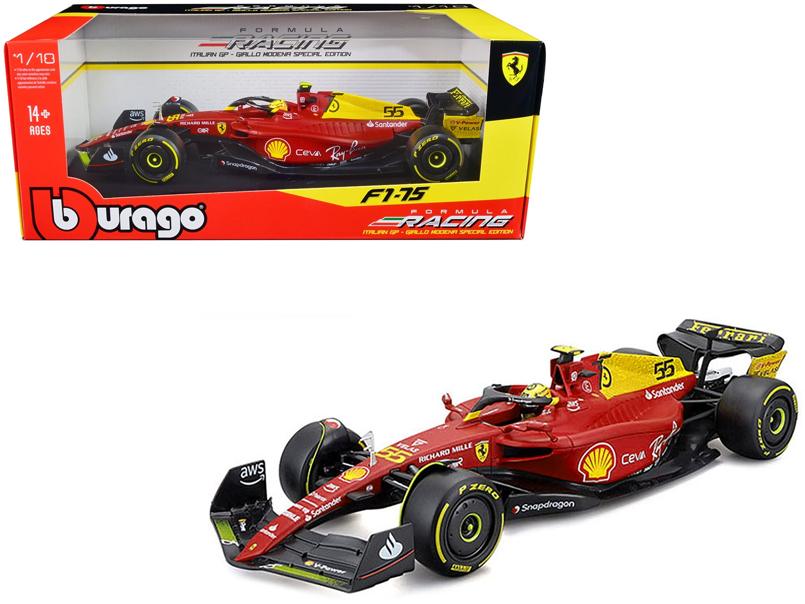 『最終値下』フェラーリ F1-75 1/18 ルクレール バーレーン2022 Ferrari F1-75 1/18スケールモデル 最終値下』フェラーリ F1-75 1/18