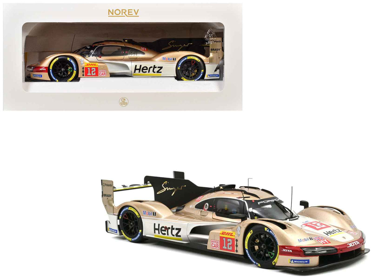 Miniature Motors Porsche 963 #12 Callum Ilott and Will Stevens diecast model car, winner of 6 Hours of Spa 2024, detailed 1/18 scale.