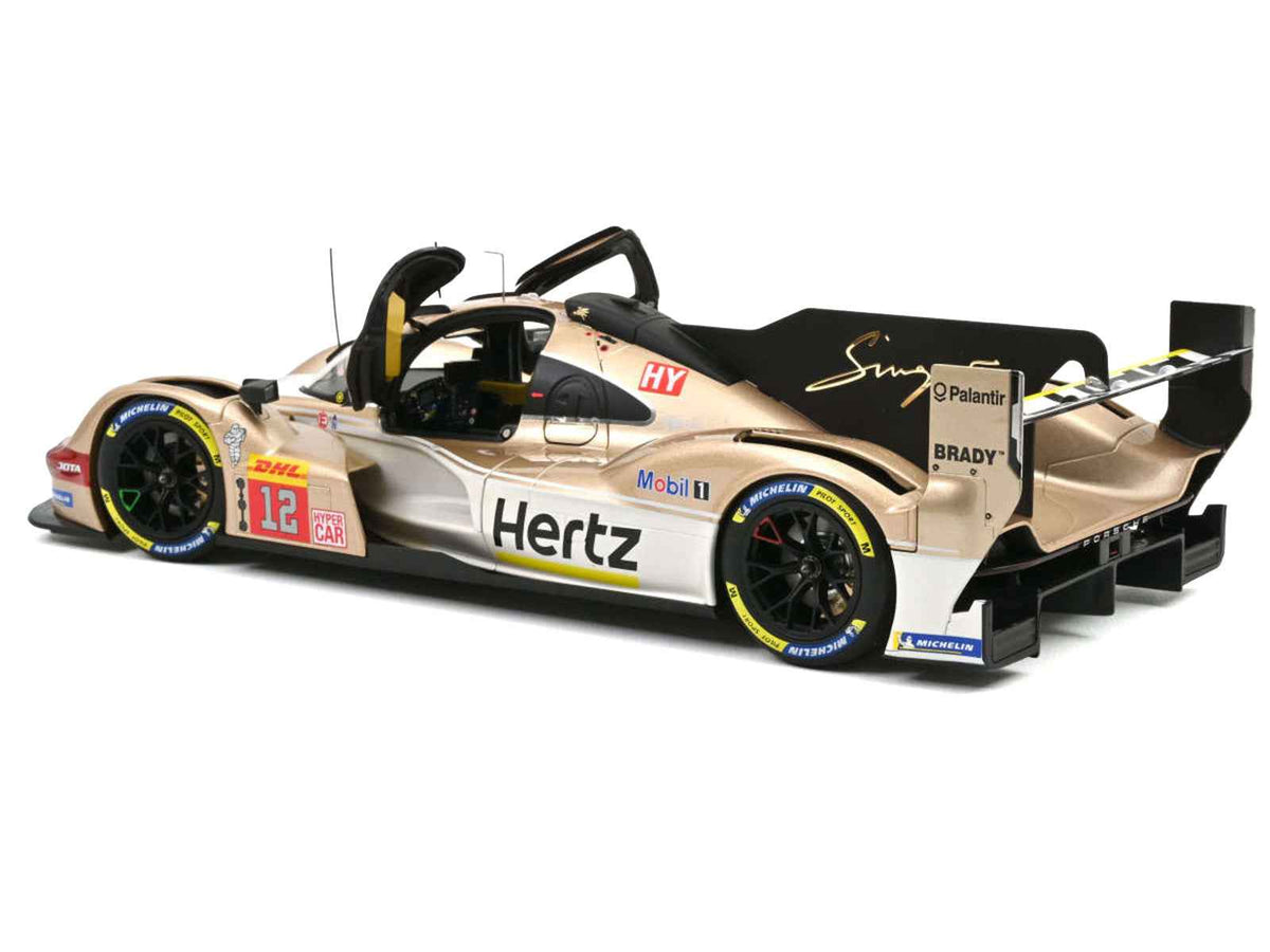 Miniature Motors Porsche 963 #12 Callum Ilott and Will Stevens diecast model car from Hertz Team Jota, 6 Hours of Spa-Francorchamps 2024.