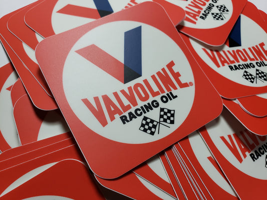 Vintage Valvoline Racing Oil Sticker