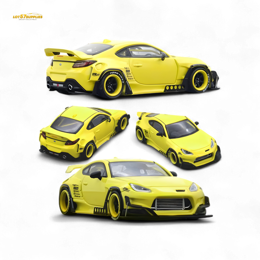 INNO64 Toyota GR86 Pandem Yellow 1:64 - Evergreen Kings