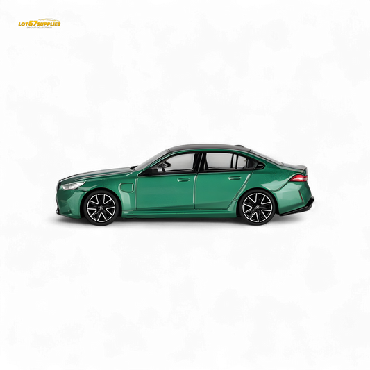Mini GT BMW M5 Isle of Man Green Metallic 1:64 - Evergreen Kings