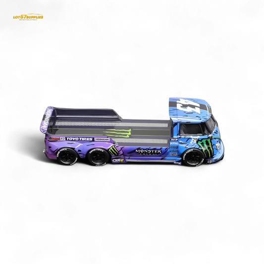Liberty 64 VW Trailer - Monster Livery 1:64 - Evergreen Kings