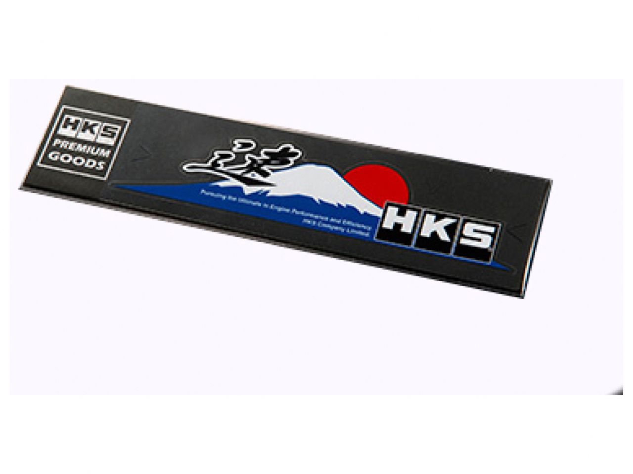 FR SPORT HKS sticker, 1-piece decal with bold black and red design, ideal for car customization and accessories.