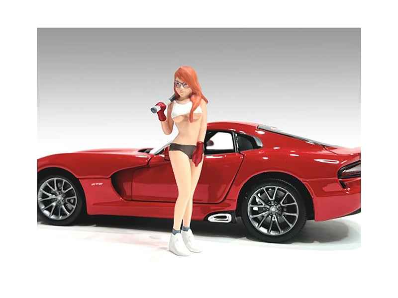 Miniature Motors Cosplay Girls figure 6 for 1/24 scale models by American Diorama, detailed collectible figure image