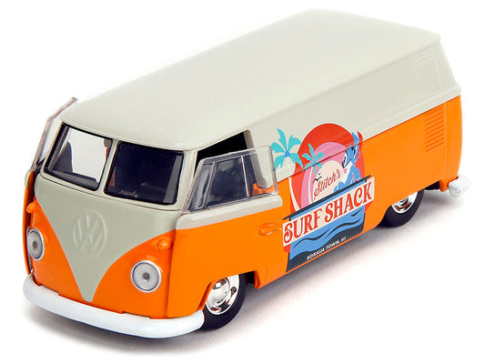 1961 Volkswagen Bus "Stitch's Surf Shack" Orange and Gray "Disney's Stitch" "Hollywood Rides" Series 1/32 Diecast Model Car by Jada