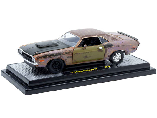 1970 Dodge Challenger T/A Rusted Limited Edition to 4050 pieces Worldwide 1/24 Diecast Model Car by M2 Machines