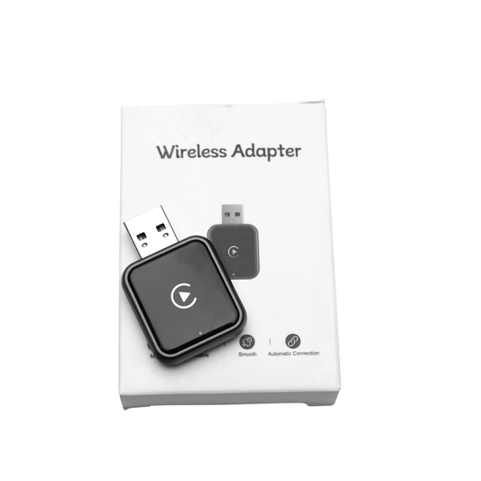 JDMuscle Wireless CarPlay and Android Auto Adapter V2 for 2019-2025 Subaru WRX and STI, connecting smartphones to car infotainment system.