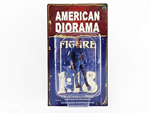 Miniature Motors Zombie Mechanic figurine for 1/18 scale models, detailed collectible figure by American Diorama