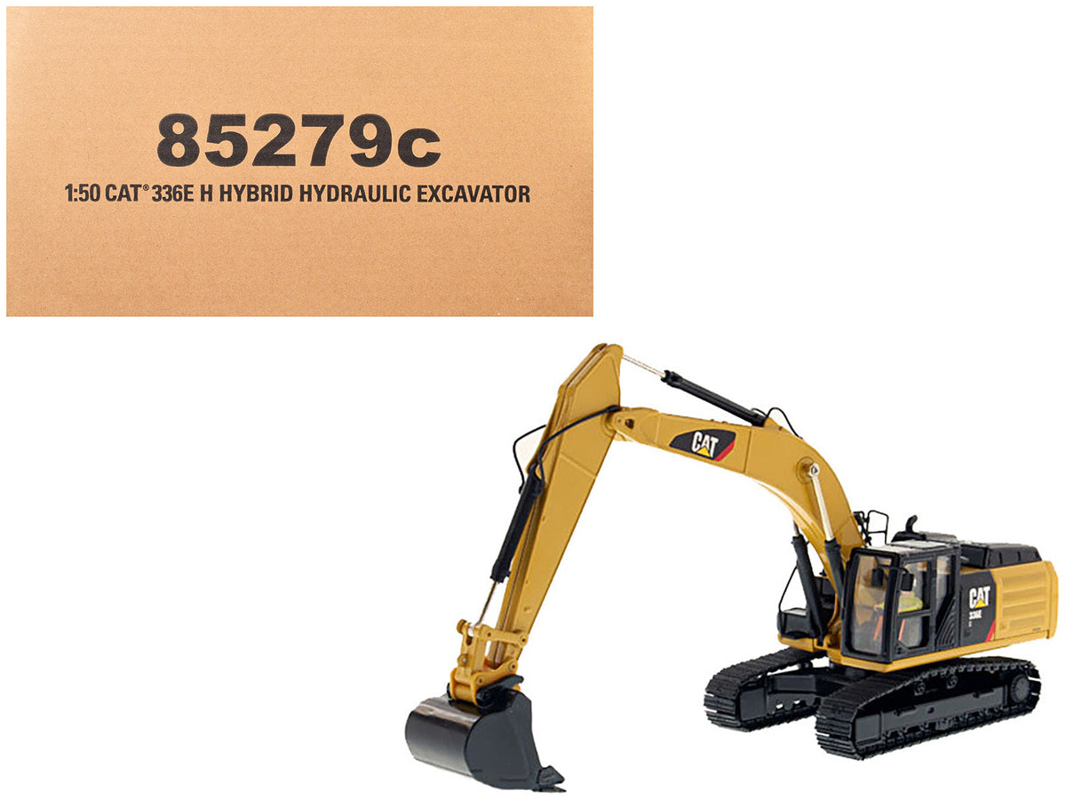 Miniature Motors Cat Caterpillar 336E H Hybrid Hydraulic Excavator model in "Core Classics" series, detailed 1/50 diecast construction model.
