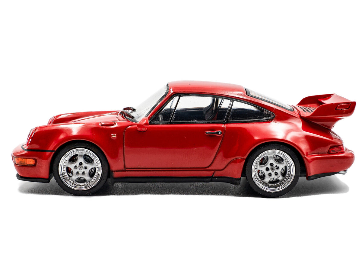 Miniature Motors 1994 Porsche 911 (964) RS 3.8 diecast model car in Guards Red, detailed 1/43 scale, by Solido.