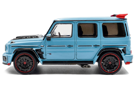 2021 Brabus Rocket 900 China Blue with Black Hood 1/43 Diecast Model Car by Solido
