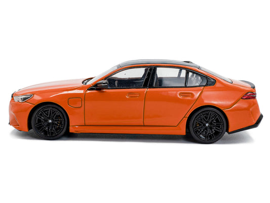 2024 BMW M5 Sedan Fire Orange III with Black Top 1/43 Diecast Model Car by Solido