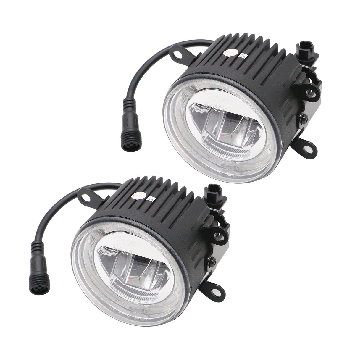 JDMuscle LED fog light housings with halo DRL for Subaru WRX, STI, BRZ, FT86, and Forester models.