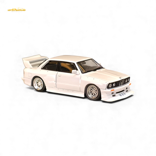 SW BMW E30 M3 LTO Modified - White 1:64 - Evergreen Kings