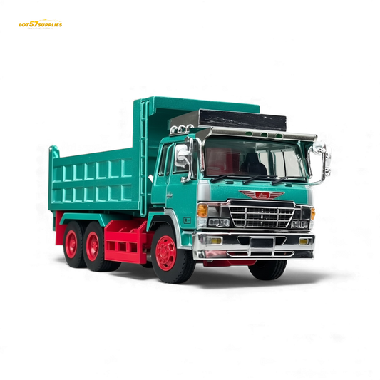 (Pre-Order) DBGT Hino Super Dolphin Dump Truck Green 1:64 - Evergreen Kings