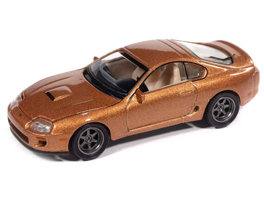 1998 Toyota Supra Sedona Sunset Bronze Metallic "Modern Muscle" Series 1/64 Diecast Model Car by Auto World