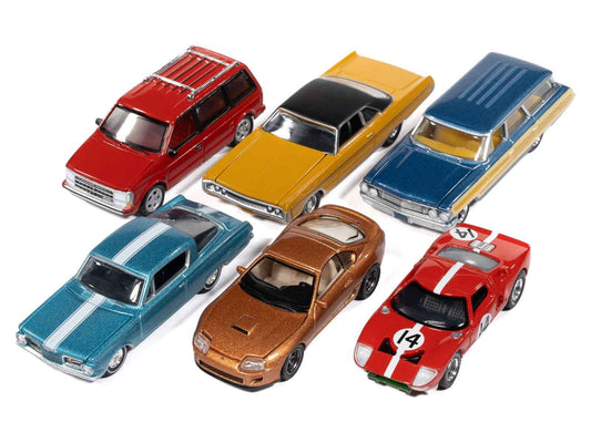 Auto World Premium 2025 Release 3 Set A of 6 pieces 1/64 Diecast Model Cars by Auto World