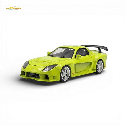 TimeMicro Mazda RX-7 VeilSide Green 1:64 - Evergreen Kings