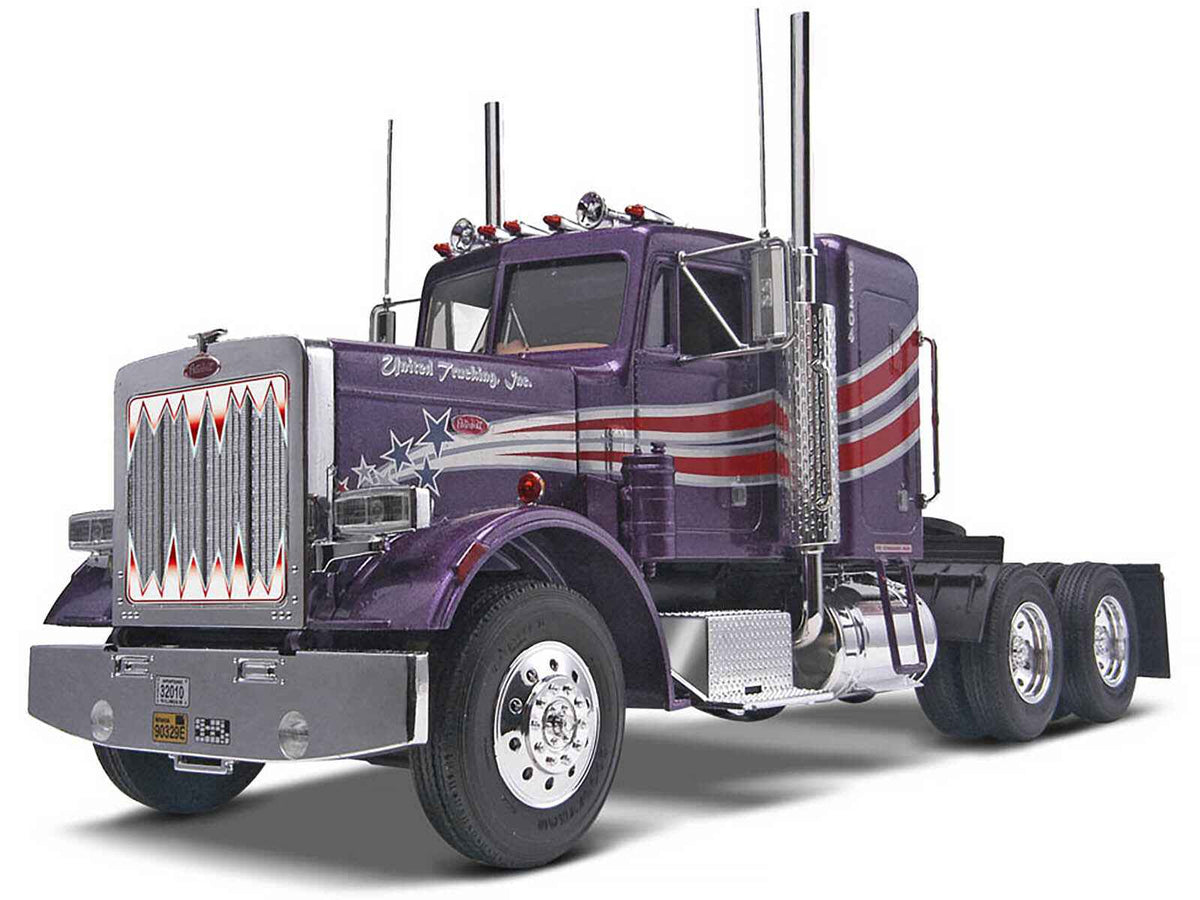 Miniature Motors Peterbilt 359 Model Kit, Level 4, 1/25 scale truck tractor from Revell's Historic Series, without trailer.