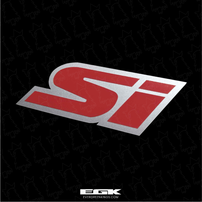 99-00 Civic Si Trunk Badge Decal