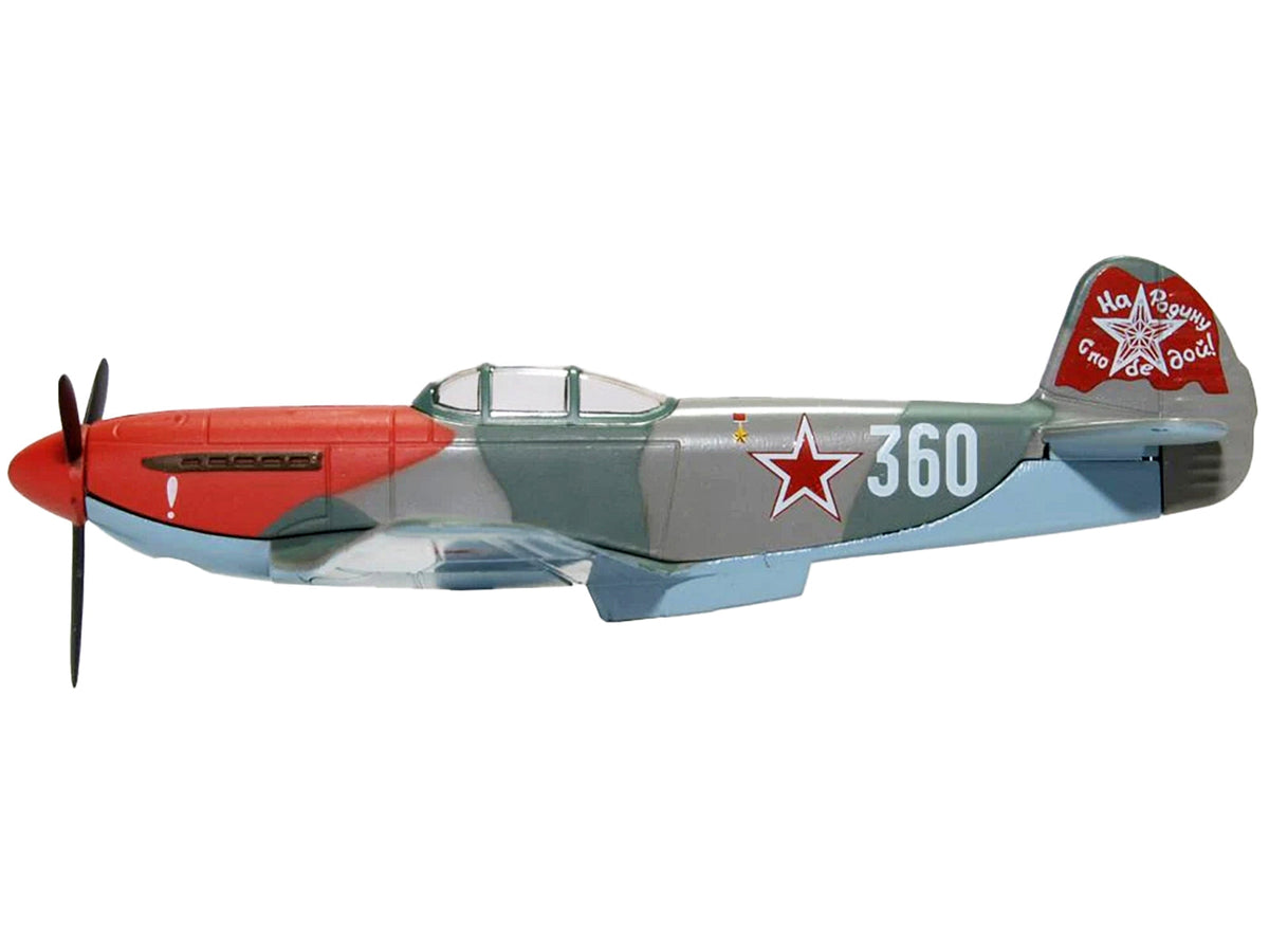 Miniature Motors 1/72 diecast model of Yakovlev Yak 3 fighter aircraft with detailed markings from Oxford Aviation series.