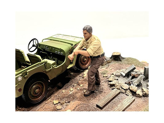 1:18 SCALE GARAGE FIGURE – MECHANIC POSE #3 ACCESSORY