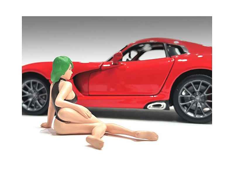 Miniature Motors Cosplay Girls figure for 1/18 scale models by American Diorama, detailed collectible figure in costume.