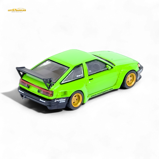 Inno64 Toyota AE86 Levin Pandem Rocket Bunny Green 1:64 - Evergreen Kings