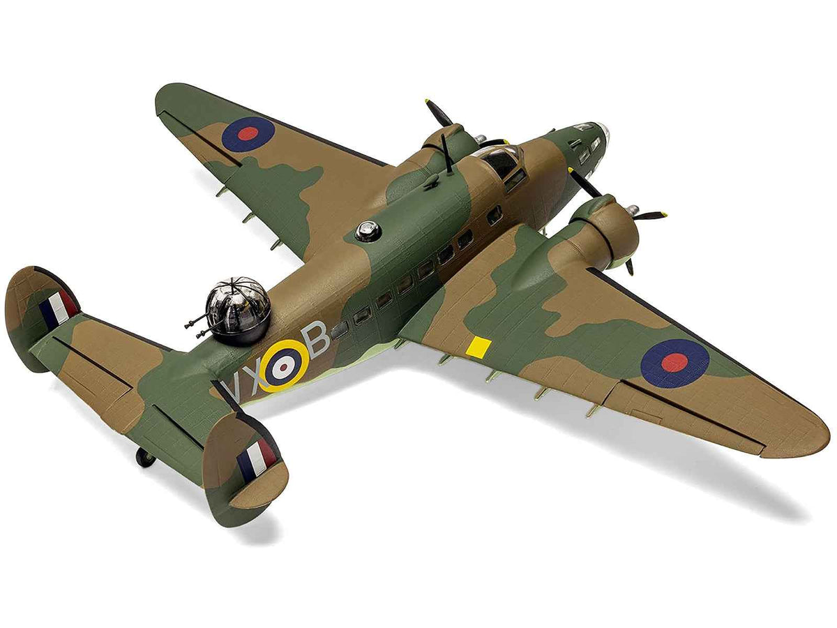 1/72 scale Lockheed Hudson light bomber aircraft model kit by Miniature Motors, shown assembled with detailed plastic parts.