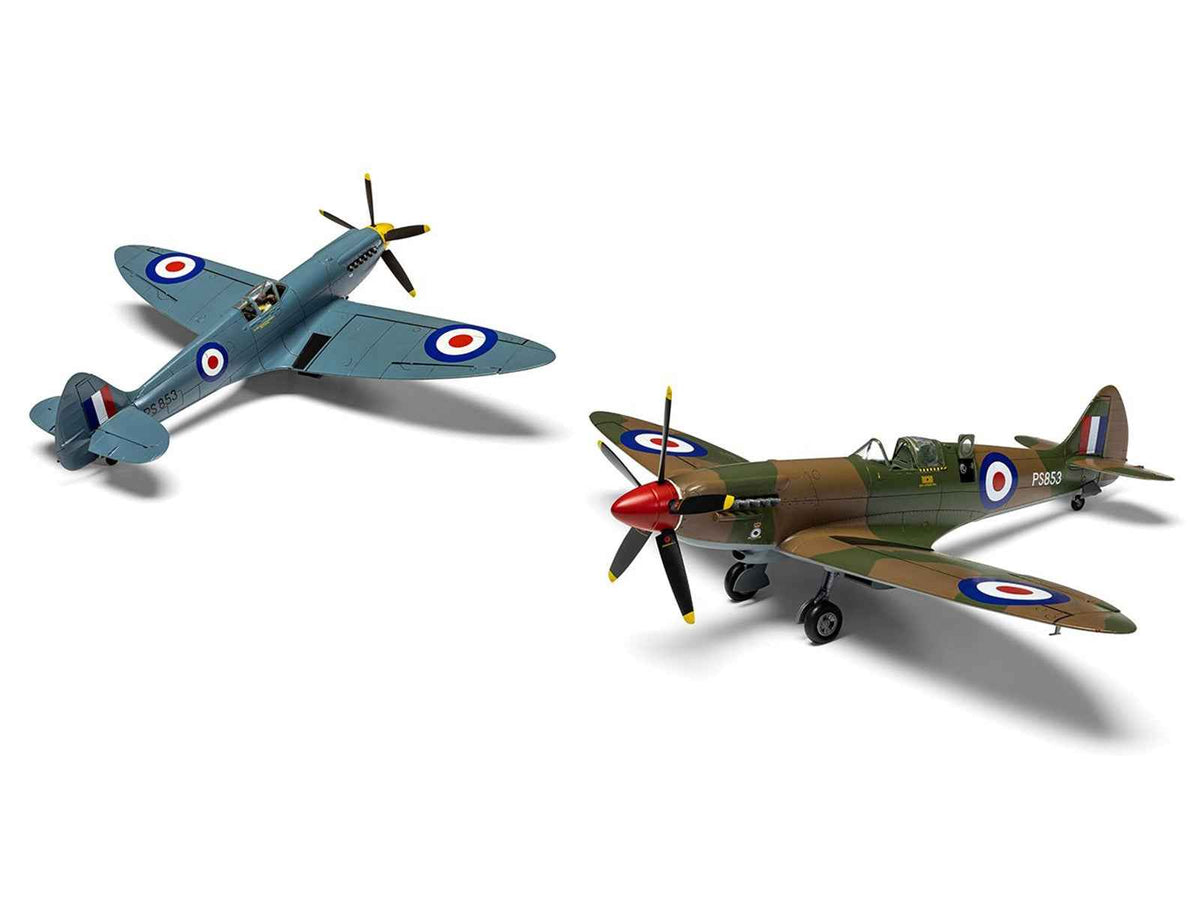 Miniature Motors Supermarine Spitfire PR.XIX 1/48 plastic model kit with three scheme options, detailed military aircraft model.