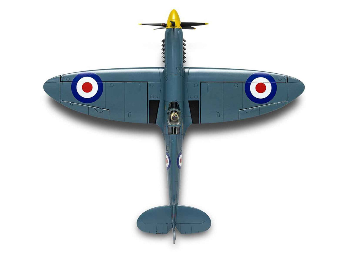Miniature Motors 1/48 Supermarine Spitfire PR.XIX fighter aircraft model kit with three scheme options, detailed plastic military model.