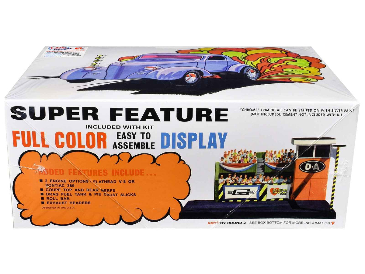 Detailed 1/25 scale model of a 1936 Ford Coupe Gasser from the Skill 2 Model Kit by AMT, assembled and painted.