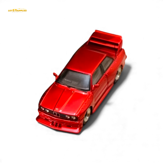 SW BMW E30 M3 LTO Modified Red 1:64 - Evergreen Kings