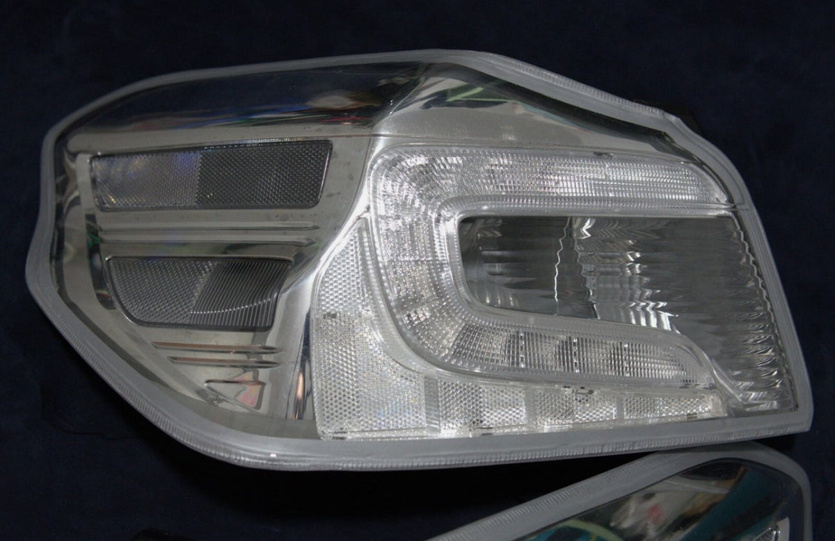 NTXGlow clear tail light lenses for 2015-2021 Subaru WRX and STI, lens-only set with modern, transparent design.