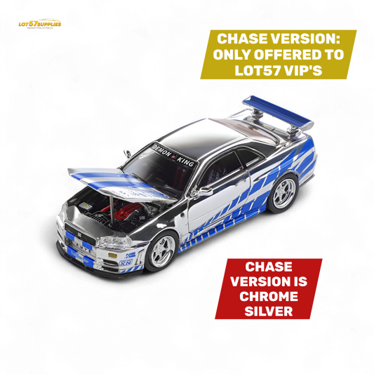 Demon King Auto Skyline GT-R R34 Z-Tune 1:64 - Evergreen Kings