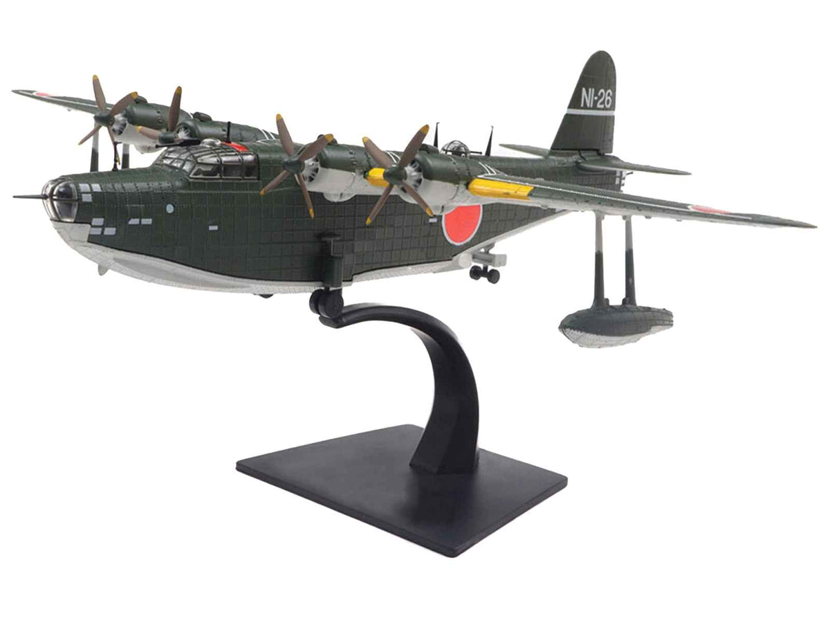 Miniature Motors 1/144 diecast model of Kawanishi H8K2 "Emily" aircraft from Imperial Japanese Navy Air Service, detailed warplane replica
