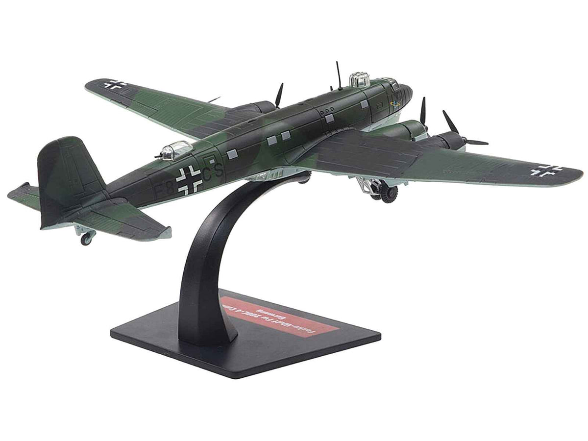 Miniature Motors Focke-Wulf Fw 200C-4 Condor aircraft diecast model in scale 1/144, detailed German Luftwaffe collectible airplane.