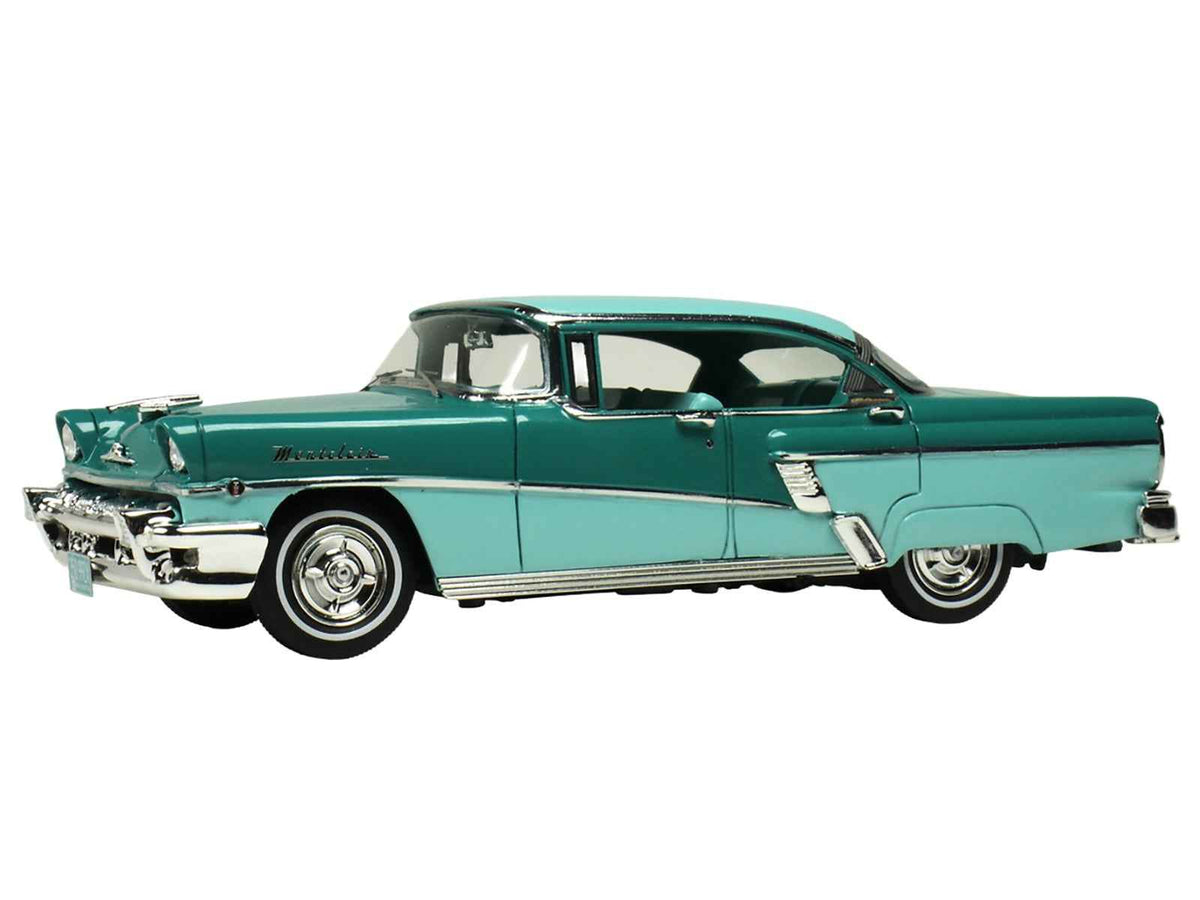 Miniature Motors 1/43 scale 1956 Mercury Montclair Phaeton model in Heather Green and Verona Green with green interior, limited edition.