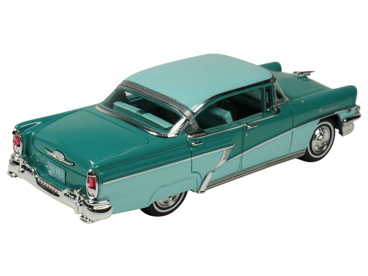 Miniature Mercury Montclair Phaeton model car in Heather Green and Verona Green with green interior, limited edition 1/43 scale by Goldvarg Collection