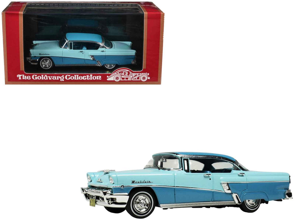 Miniature Motors 1/43 scale Mercury Montclair Phaeton model in Lauderdale Blue with blue interior, limited edition by Goldvarg Collection